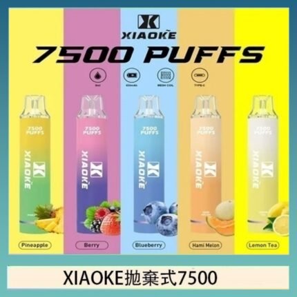 梟客XIAOKE一次性電子菸拋棄式7500口